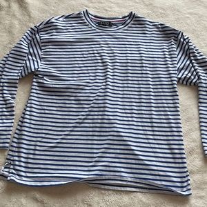 AYR French Fry Blue and White Tee